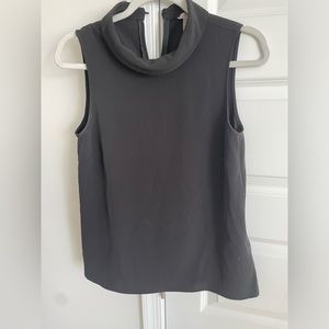 H&M cowlick neck black blouse